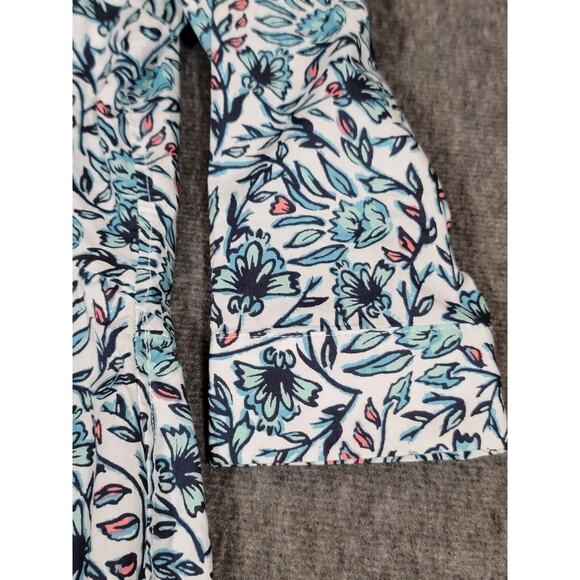 Southern Tide Women's Kambry Fluer Floral Printed Short Dress 3/4 Sleeve Sz‎ L - Picture 6 of 10